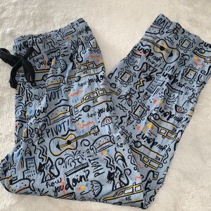 Small mens Friends box lunch 100% cotton pajama pants